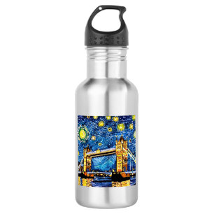 Starry Starry Night London England 532 Ml Water Bottle