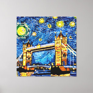 Starry Starry Night London England Canvas Print