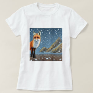 Starry Starry Night Storybook Fox T-Shirt