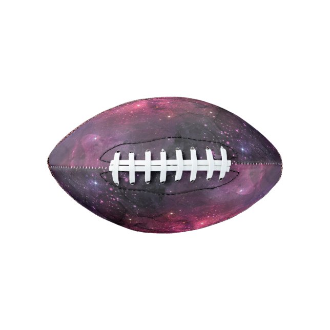 Starry Stars Outer Space Galaxy Planetary Pattern American Football (Front)