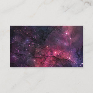 Starry Stars Outer Space Galaxy Planetary Pattern Business Card