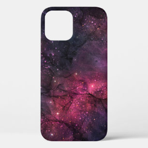 Starry Stars Outer Space Galaxy Planetary Pattern iPhone 12 Case