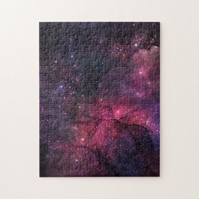 Starry Stars Outer Space Galaxy Planetary Pattern Jigsaw Puzzle (Vertical)