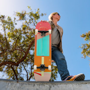 Starry Summer Palm Ice Oasis Skateboard