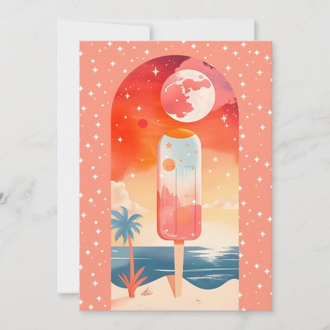 Starry Summer Tropical Night Announcement (Front)