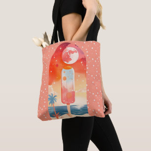 Starry Summer Tropical Night Tote Bag