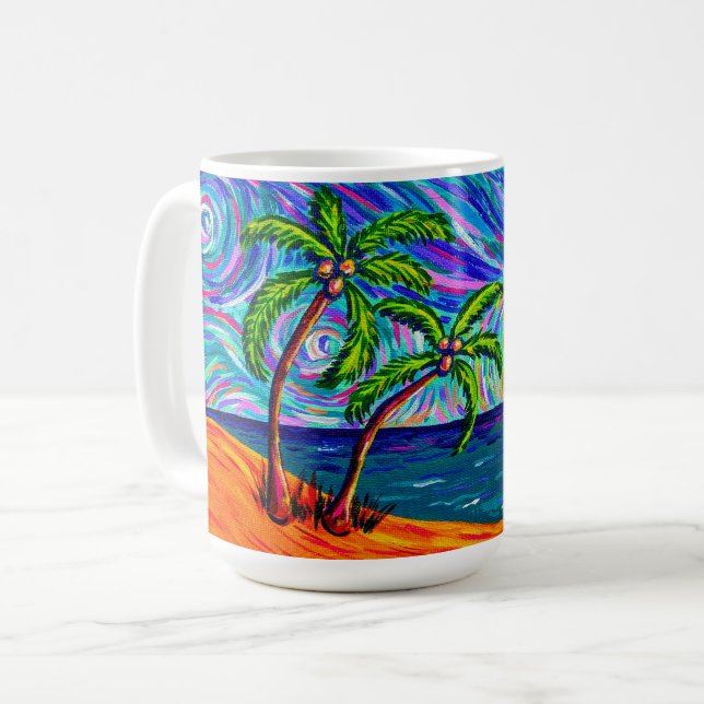 Starry Sunset 15oz mug by Florida Girl (Front Left)