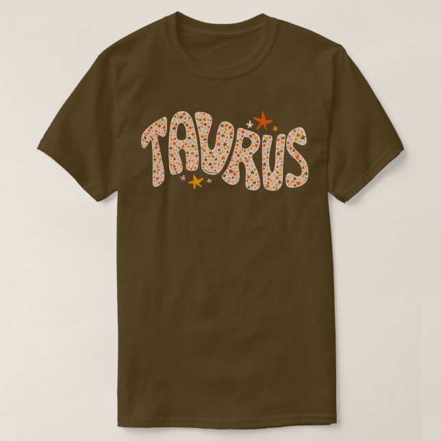 Starry Taurus T-Shirt (Design Front)