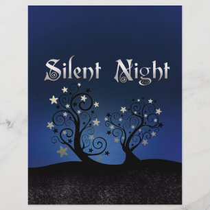 Starry Trees Silent Night Flyer