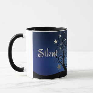 Starry Trees Silent Night Mug