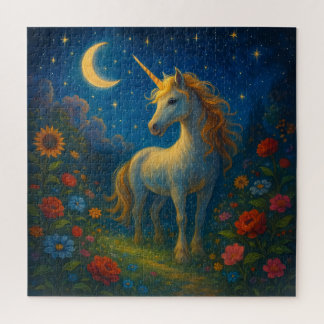Starry Unicorn Garden – Magical Night Puzzle