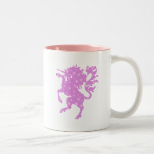 Starry Unicorn Two-Tone Coffee Mug