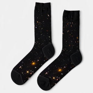 Starry universe deep space socks