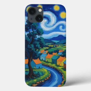Starry Village Dreams iPhone 13 Case