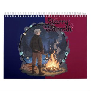 Starry Warmth - Lumberjack Anime Boy by Campfire Calendar