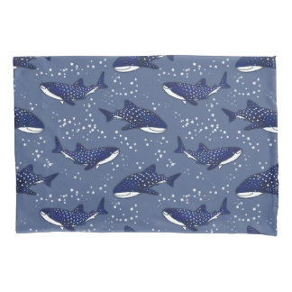 Starry Whale Shark (Dark) Pillowcase