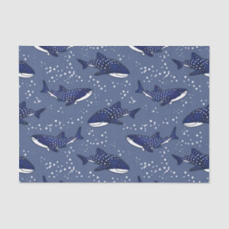 Starry Whale Shark (Dark) Tissue Paper