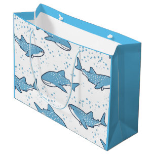 Starry Whale Shark (Light) Large Gift Bag