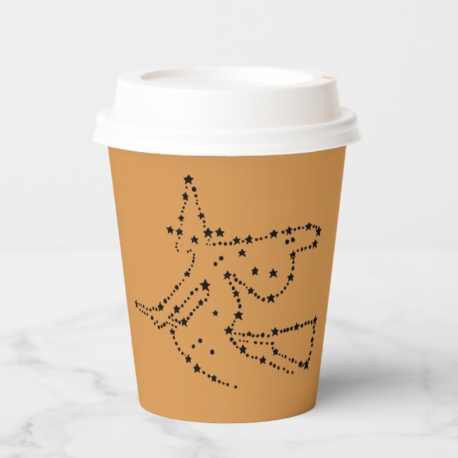 Starry Witch Paper Cups (Front)