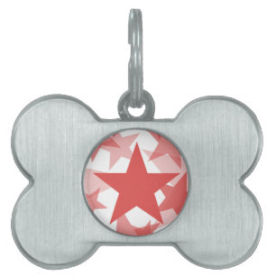 Stars 3 Cayenne Pet Tag