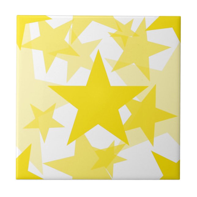 Stars 3 Yellow Tile (Front)