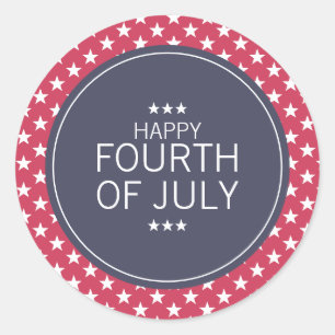Stars 4th of July Independence Day Sticker