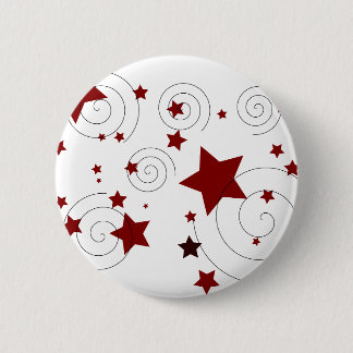Stars 6 Cm Round Badge