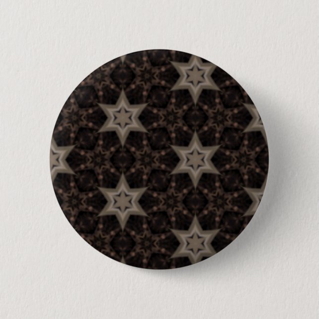Stars 6 Cm Round Badge (Front)