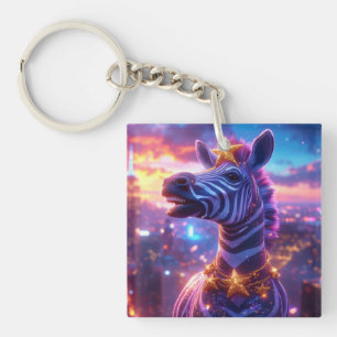 Stars Aad Stripes with ZEBRA ZANZIBAR Key Ring