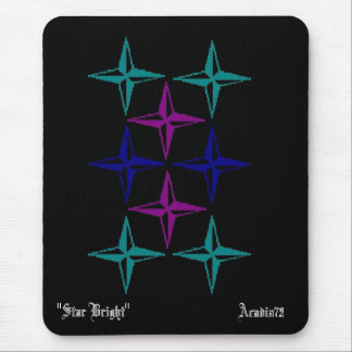 Stars, Acadia72, "Star Bright" Mouse Mat