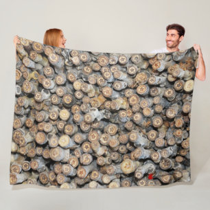 Stars along the Rio Grande Cotton Wood Trees Talki Fleece Blanket
