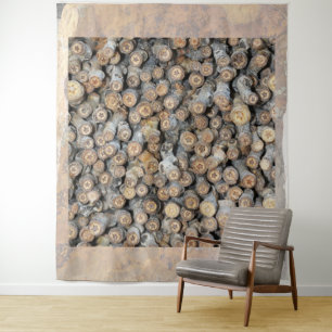 Stars along the Rio Grande Cotton Wood Trees Talki Tapestry