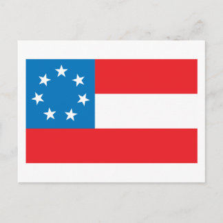 Stars and Bars Flag Postcard