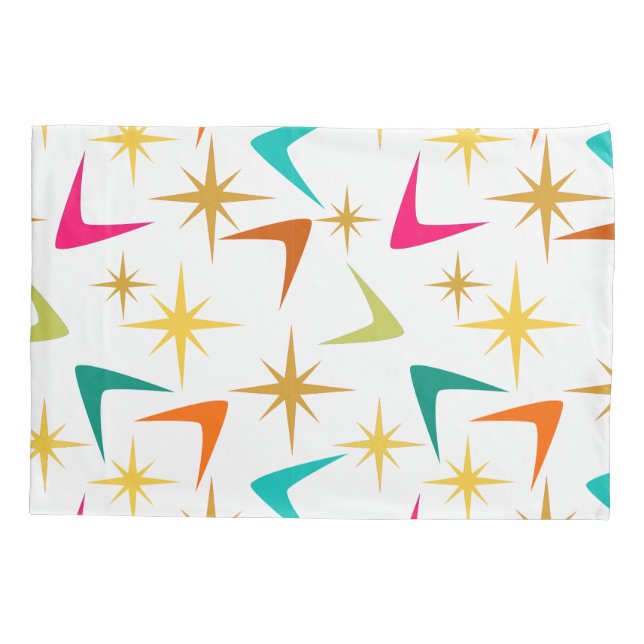 Stars and Boomerangs Pillowcase (Back)