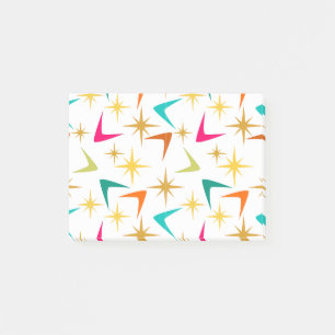Stars and Boomerangs Post-it Notes