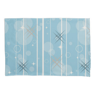 Stars and circles shapes pillowcase