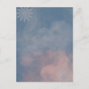 Stars and Clouds Sky Invitation Postcard