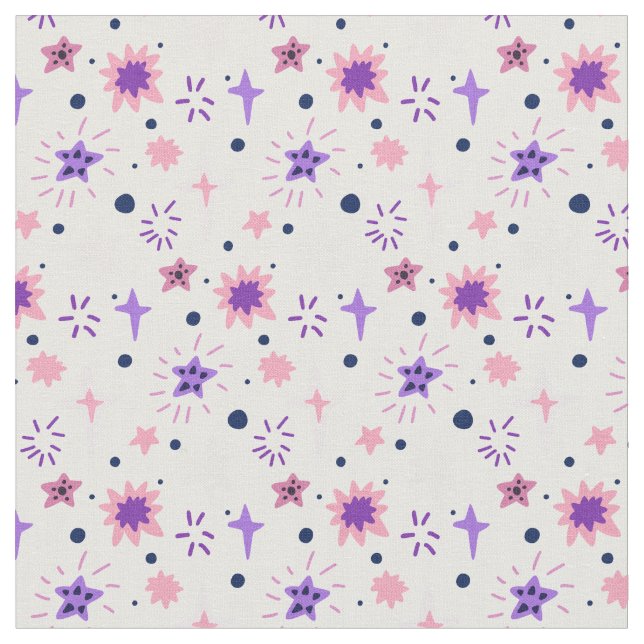 Stars and constellations  fabric (Close Up)