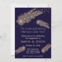 Stars and Dreams Engagement Party Invitation
