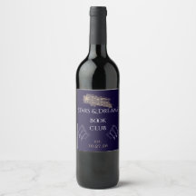 Stars and Dreams Fantasy Book Club - Wine Label