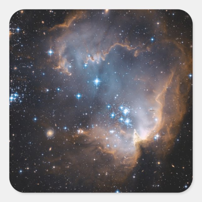 Stars and Nebulae Square Sticker (Front)