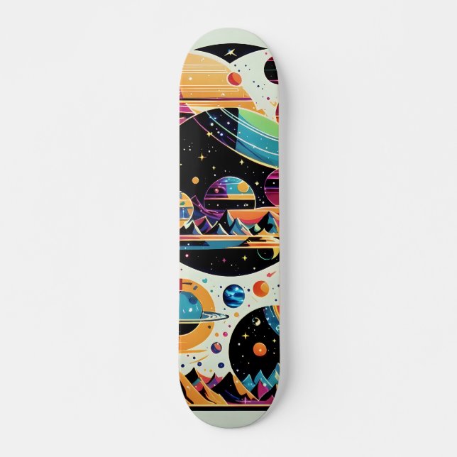 Stars and Planets Skateboard (Front)