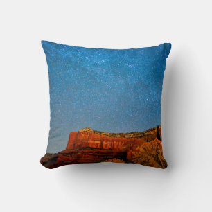 Stars and Red Rock Cushion