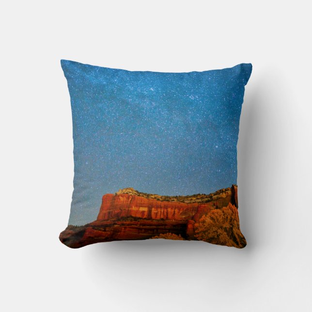 Stars and Red Rock Cushion (Front)