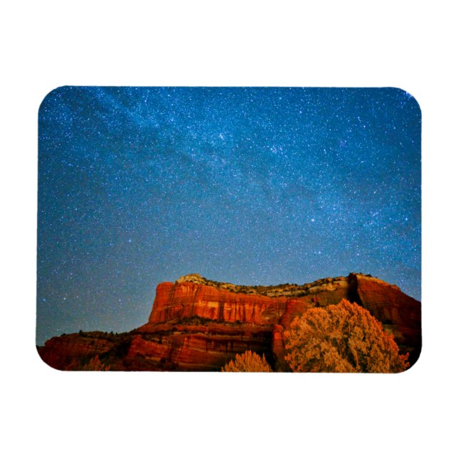 Stars and Red Rock Magnet (Horizontal)