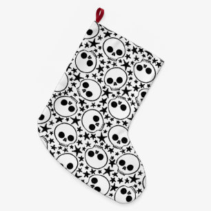Stars and Skulls Large Christmas Stocking