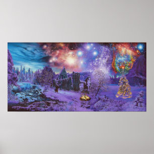 "Stars and Snow" Poster