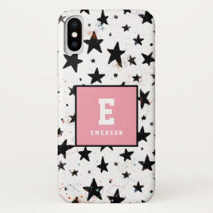 stars and space fun astronomy pattern iPhone x case