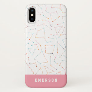 stars and space fun astronomy pattern iPhone x case