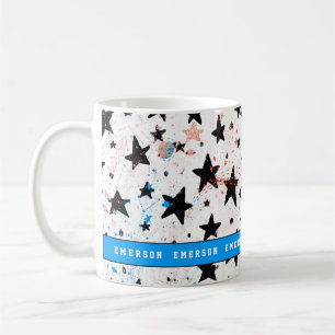stars and space fun astronomy pattern coffee mug
